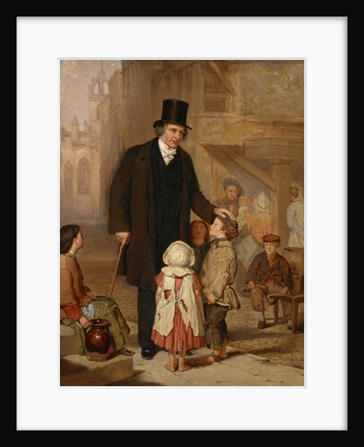 Rev. Thomas Guthrie, 1803 - 1873. Preacher and philanthropist (Exhibited as Dr Guthrie on a Mission of Mercy) by James Edgar